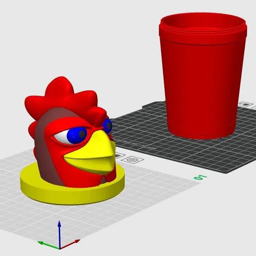 La Granja de Zenon rooster Bartolito Milkshake Glass