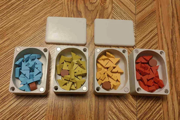 Near and Far Board Game Organizer - Player Boxes