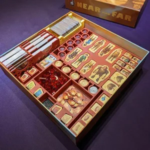 Near and Far board game insert
