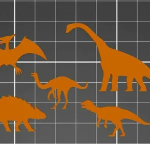 Dinosaur Island 5x FIXED meeples