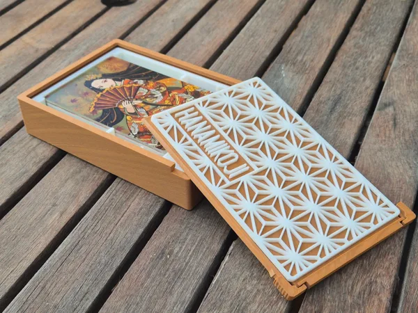 Hanamikoji Kumiko Box & Insert (+wood pattern)