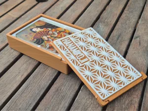 Hanamikoji Kumiko Box & Insert (+wood pattern)