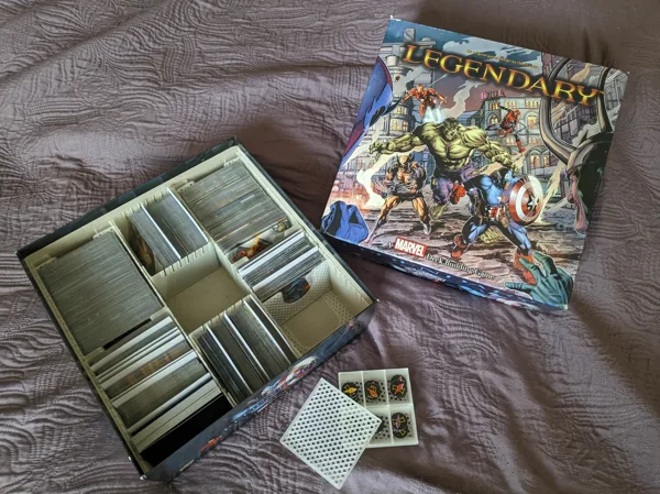 Legendary: A Marvel Deck Building Game + Dark City - INSERT