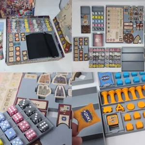 Tiletum board game insert / organizer with individual player trays