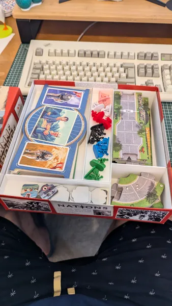 Flamme Rouge boardgame insert