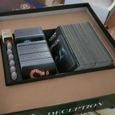 Deception Murder in Hong Kong box organiser insert