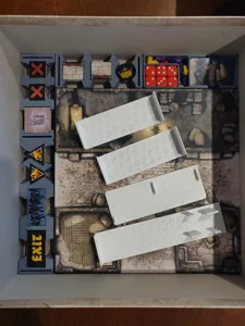Zombicide Black Plague Box Bottom Organization