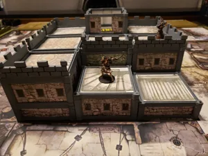 Modular Buildings for Zombicide Black Plague