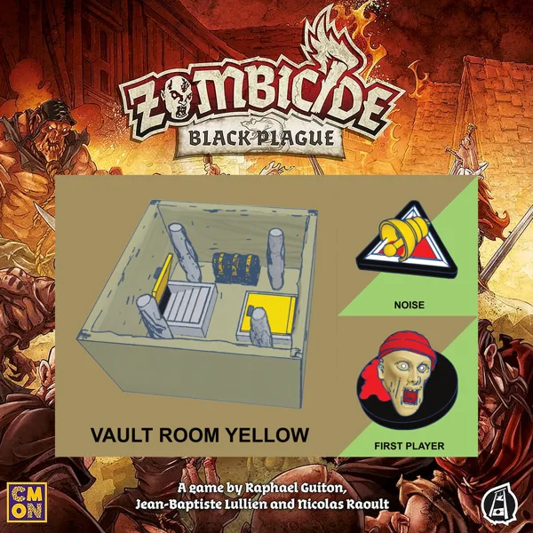 Zombicide Black Plague / Green Horde tokens, Doors, Hedges, Vault Room etc. (UPDATED: 10/09/24)