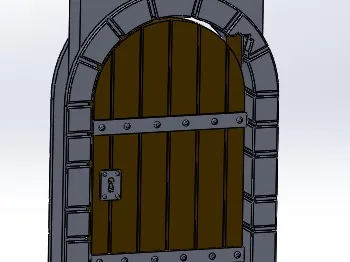 Zombicide Black Plague Curved Door