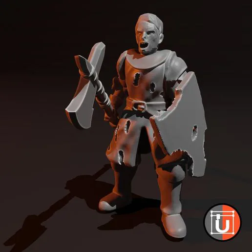 Zombie Knights for Zombicide Black Plague