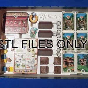 Hallertau board game Insert / box organizer