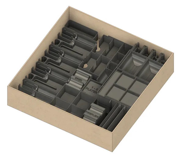 Table ready Boardgame insert for Bitoku + Resutoran expansion