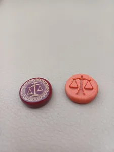 Love Letter Favor Token — 3D-Printed Replacement (Single-Color)