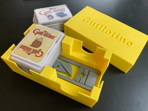 Insert/Organizer and Guillotine for the board game Guillotine