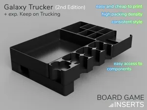 Board Game Insert Galaxy Trucker (2nd Edition)