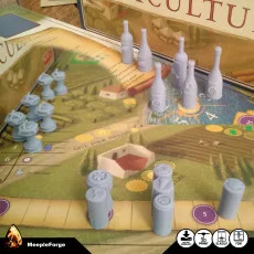 Viticulture Board game Upgraded Player Tokens