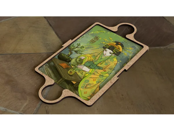 Hanamikoji Geisha Organizer, Laser Cut