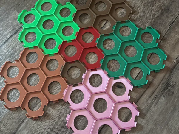 Dorfromantik 3 and 1 tile holder
