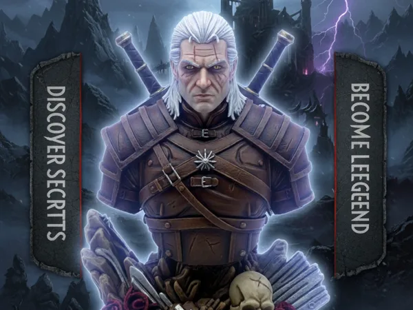Geralt of Rivia Bust - The Witcher Legend!