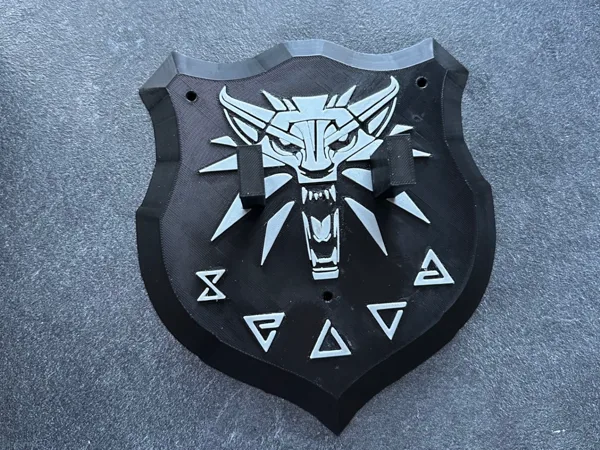 Support mural pour l'épée en argent the witcher