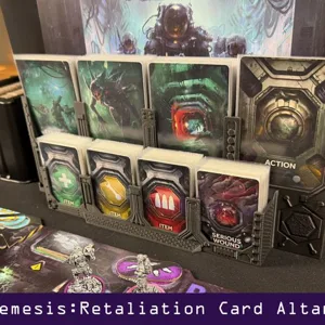 Nemesis Retaliation Card Altar and Gameplay Organizer | Unofficial