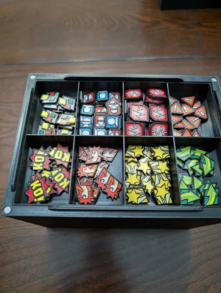 Storage Boxes for Marvel United Deluxe Components Variations