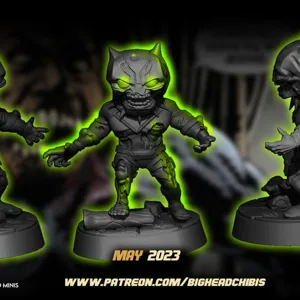 BLACH PANTHER MARVEL UNITED CHIBI BIG HEAD CHIBIS