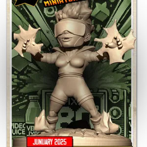 siena blaze marvel united chibi miniature style