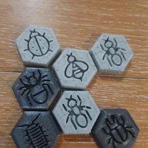 Hive Game Derivative "Swarm" - modified tiles