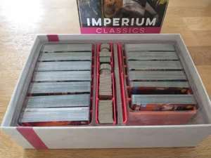 Imperium: Classics boardgame - insert upgrade for sleeved cards