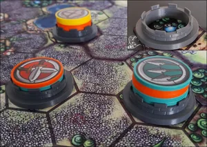 Cloudspire Boardgame Spires and Market
