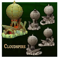 Cloudspire Dice Tower