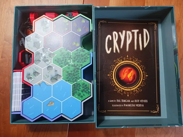 Cryptid Board Game - Insert - Bear & Cougar Territories - Alternate Markers