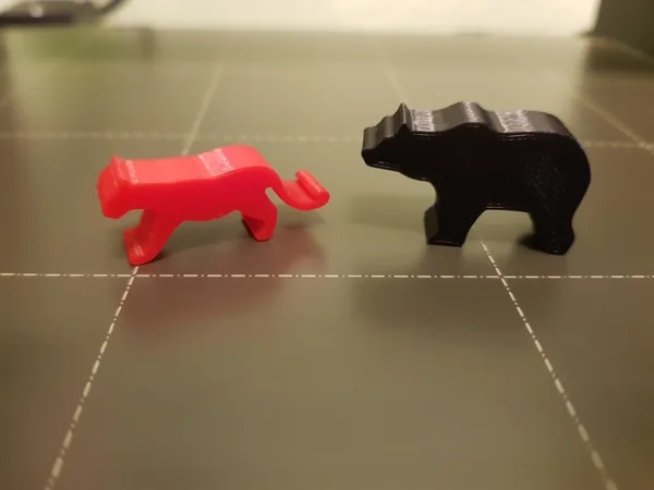 Cryptid bear and cougar meeples