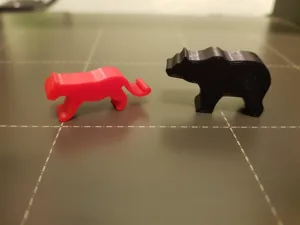 Cryptid bear and cougar meeples