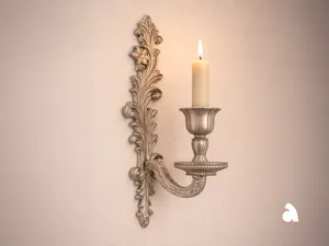 Classic Rococo Wall Candle Holder
