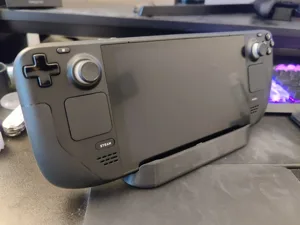 Slightly Larger Steam Deck USB-C Charger Cradle with built in stand (USA)