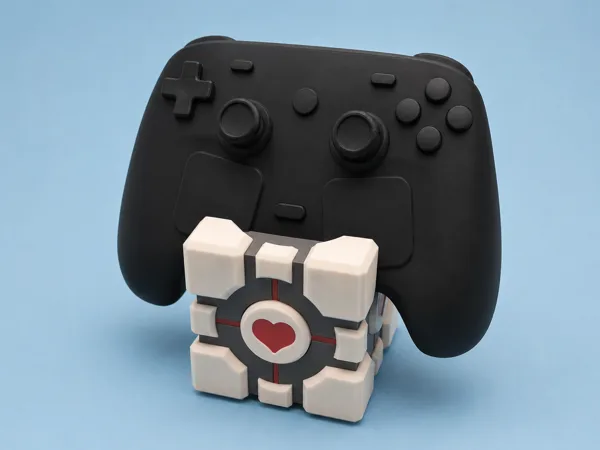 Portal Cube Stand - Steam Controller