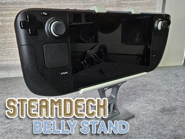 NEW - Steam Deck Belly Stand - FULLY 3D PRINTED