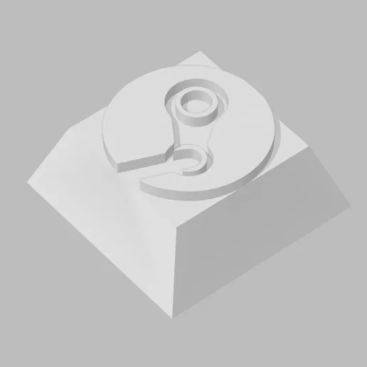 Steam Icon Keycap Insert