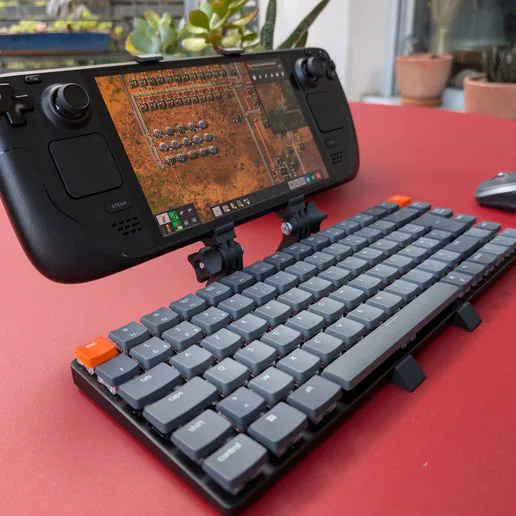Steam Deck Holder - Laptop Setup