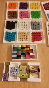 Upgraded: Organizer/Insert for Marrakesh Deluxe Edition with 2 expansions, metal coins and queenies