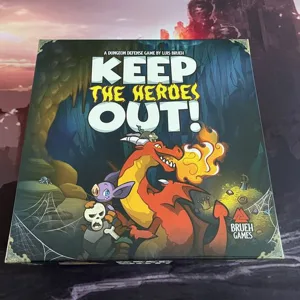 Keep The Heroes Out All In One Box Insert plus Playing with Fire - German/English