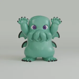 3D Cthulhu from keep the heroes out (Boardgame)
