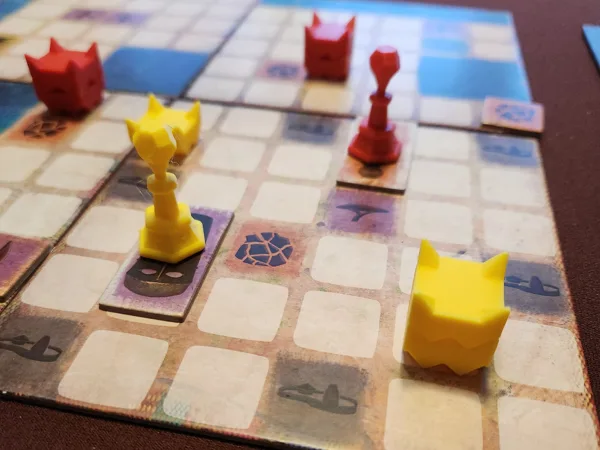 Player pieces and boxes for The Great Zimbabwe