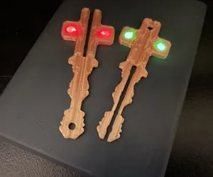 Mission Impossible Dead Reckoning Cruciform Key with LED slots