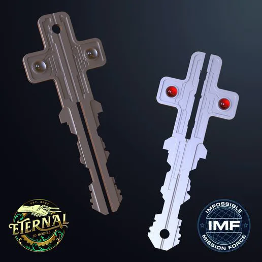 DEAD RECKONING CRUCIFORM KEY (MOVIE ACCURATE) - MISSION IMPOSSIBLE - ETERNAL