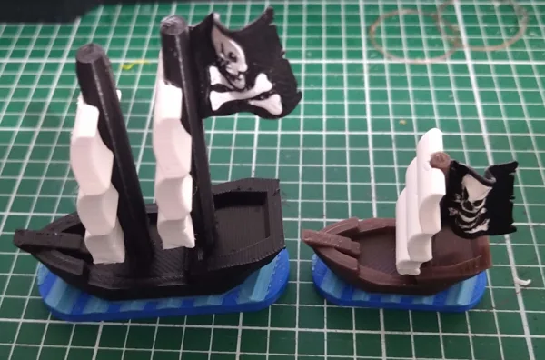 FORGOTTEN WATERS PIRATE SHIPS (SMALL AND BIG)