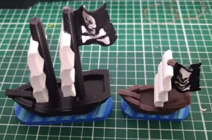FORGOTTEN WATERS PIRATE SHIPS (SMALL AND BIG)